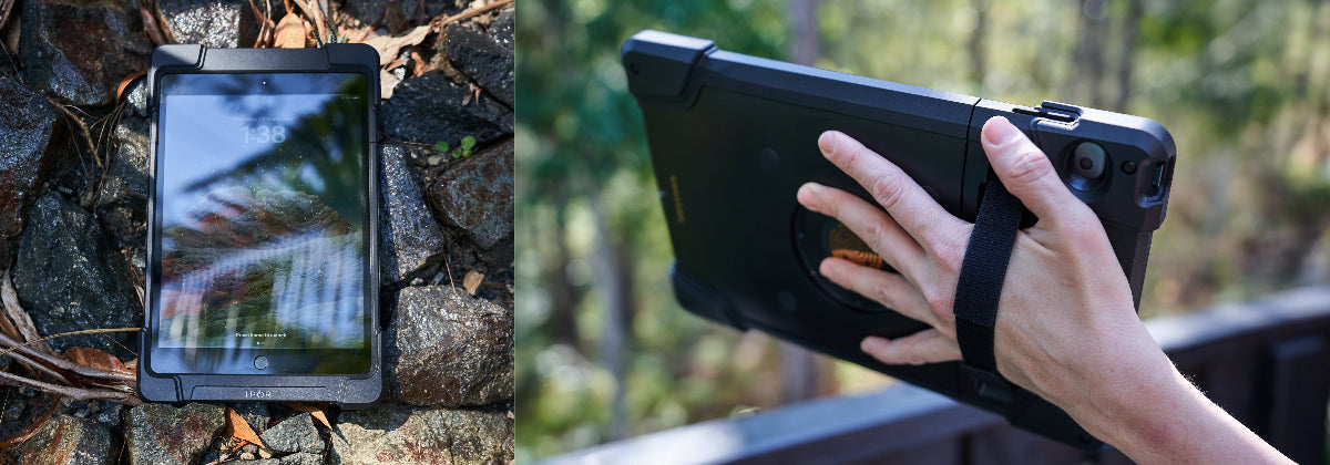 Image of Iport Rugged Apple Ipad case with hand strap