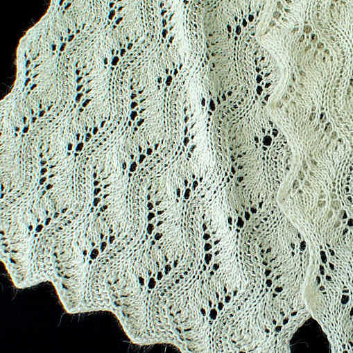 Beaded Lace Scarf II Knitting Pattern - Heartstrings Fiberarts - Great ...