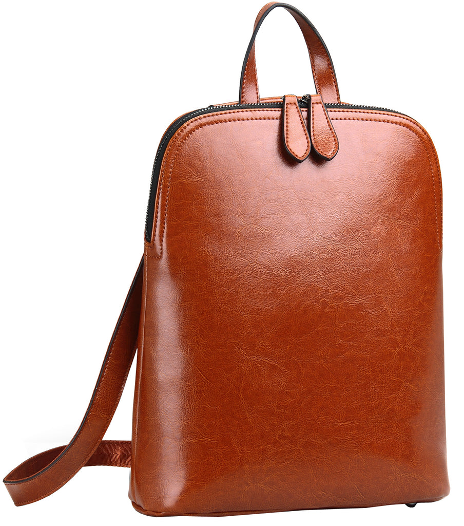 heshe leather backpack