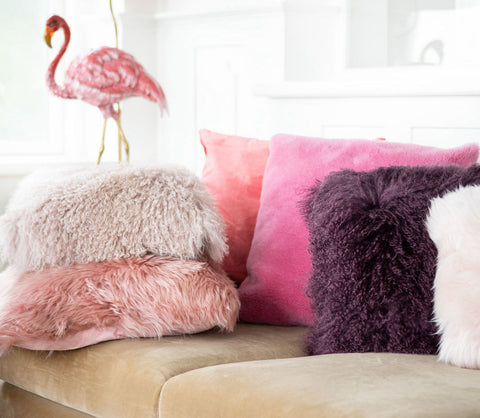 sheepskin cushions