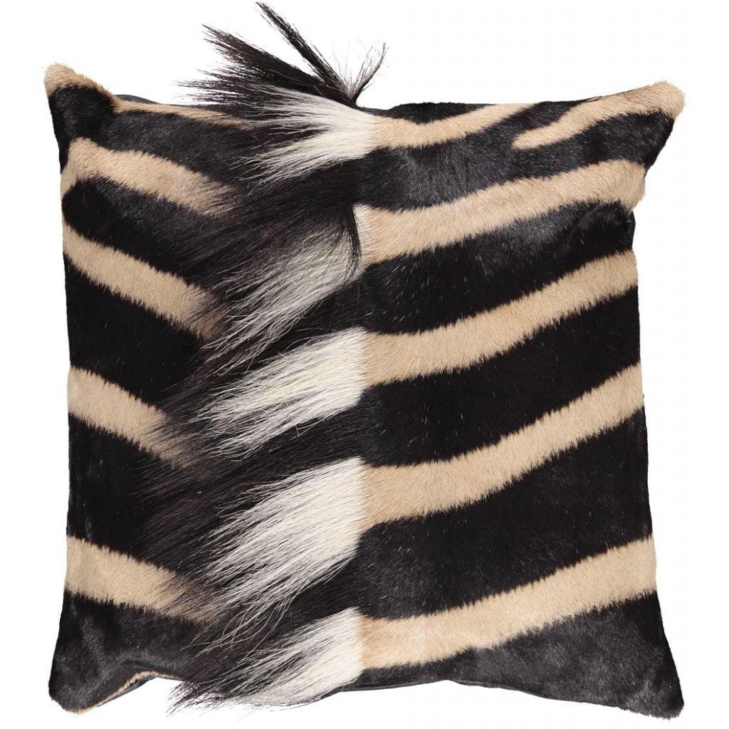 Billede af Cushion | 40x40 cm. | South African Zebra | W/Mane