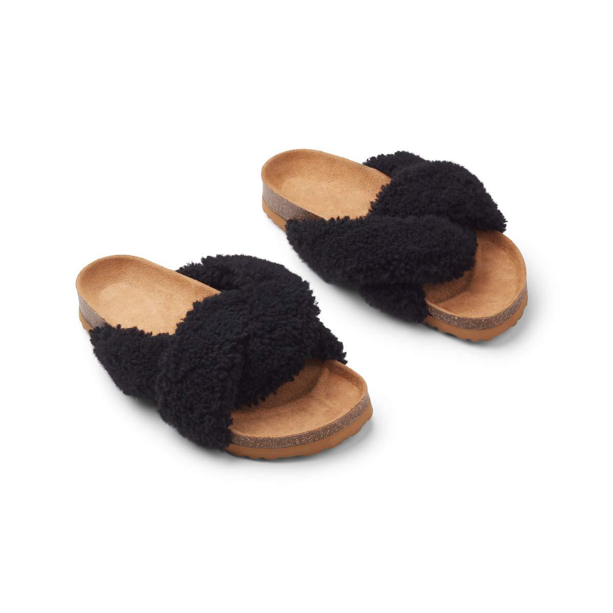 Billede af Lilly Cross Slipper | Sheepskin, Cork