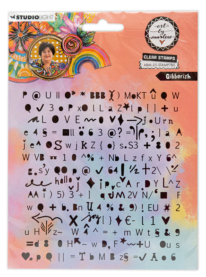Art by Marlene Clear Stamp Gibberish Art By Marlene 1 PC