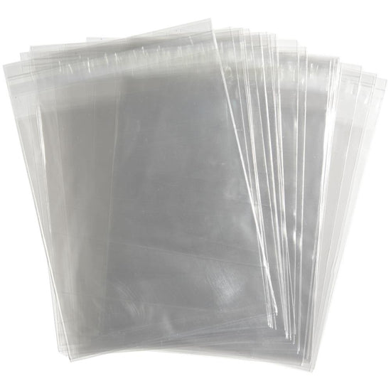 CousinDIY Self-Sealing Bags 36/Pkg-Clear, 5.25X7.25