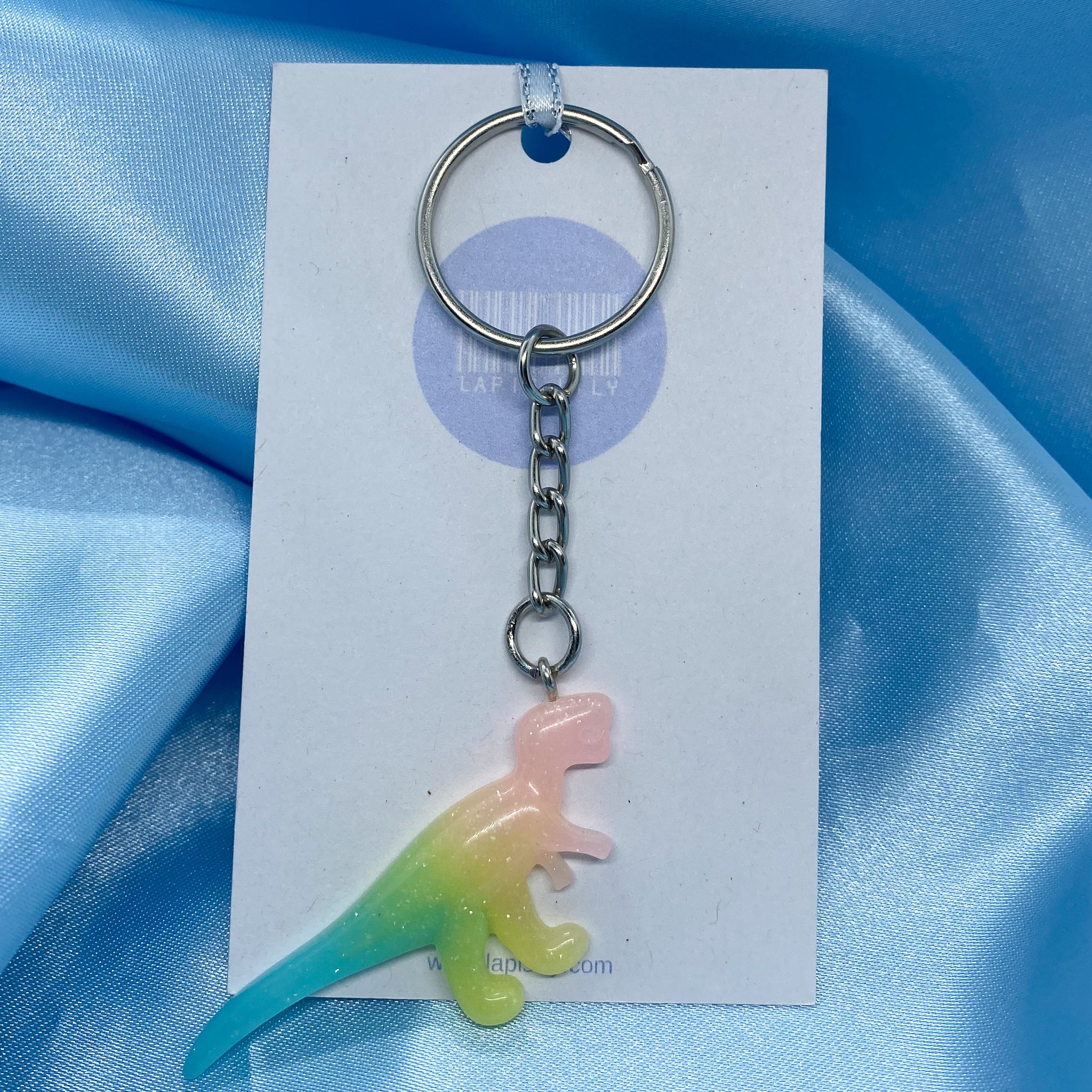 Pastel T-Rex Keychain - 3 colours – Lapis Lily