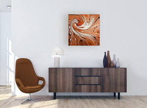 extra large panoramic orange spiral swirl canvas prints uk 1s264m