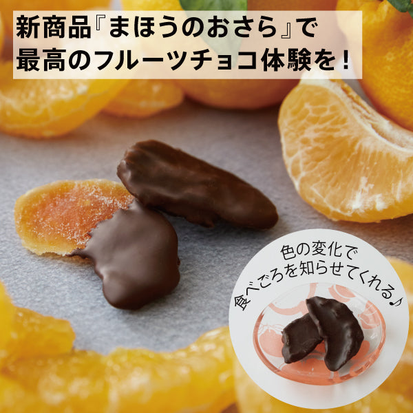 まほうのおさらで最高のフルーツチョコレート体験を｜バレンタインフルーツチョコレート人気通販ひとくちチョコレート