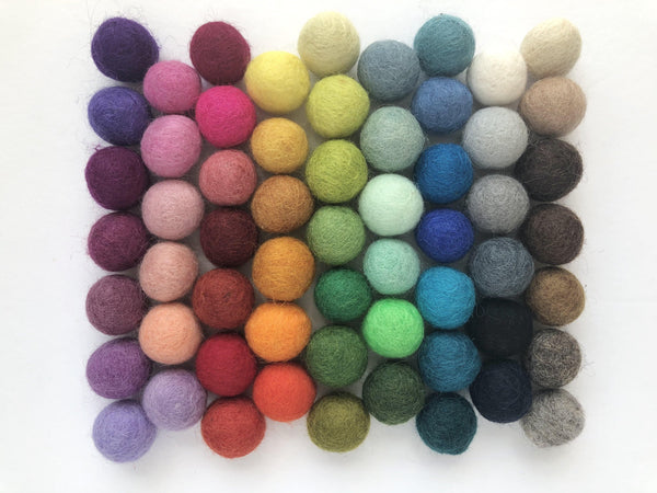 felt balls