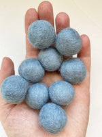 Boys Nursery Room - 2 cm Felt Pom Pom Balls - Wool Jamboree