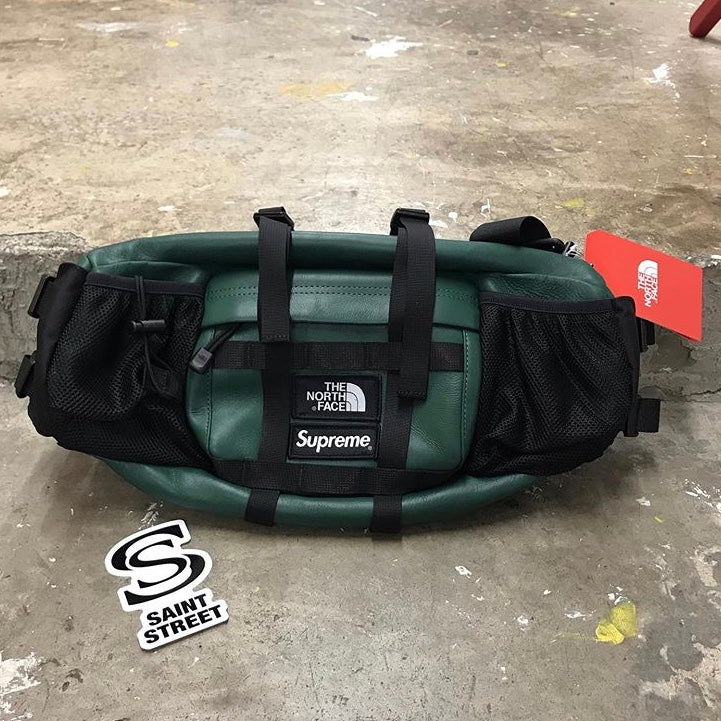 supreme x north face waist bag