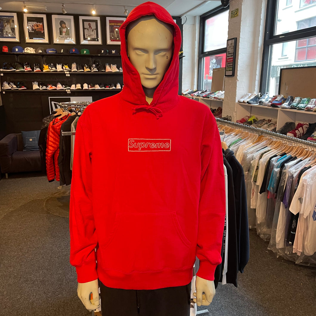 Supreme 'KAWS Chalk Logo Hoodie – SaintStreetSneakers