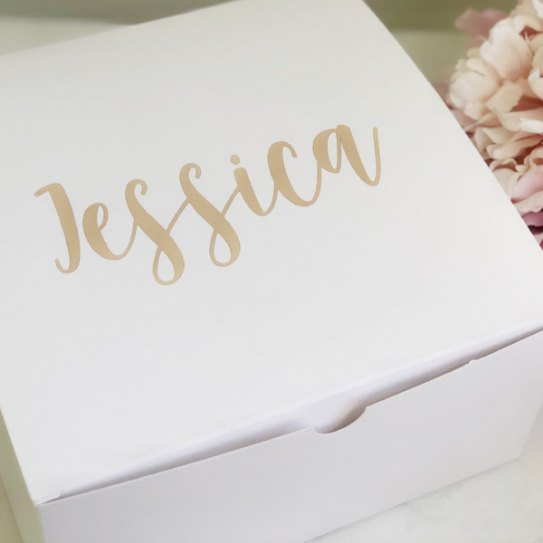 Maid of Honor Personalized Wedding Keepsake Box