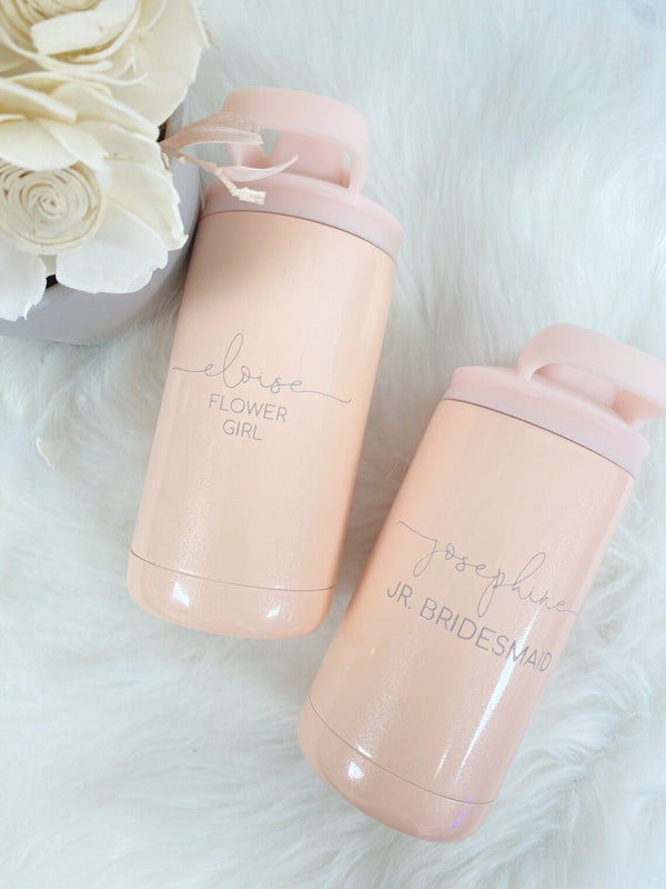 Flower Girl Gift Flower Girl Tumbler - Personalized Sippy Cup for Little  Girls Toddler Cup Flower Girl Water Bottle (EB3158GFL)