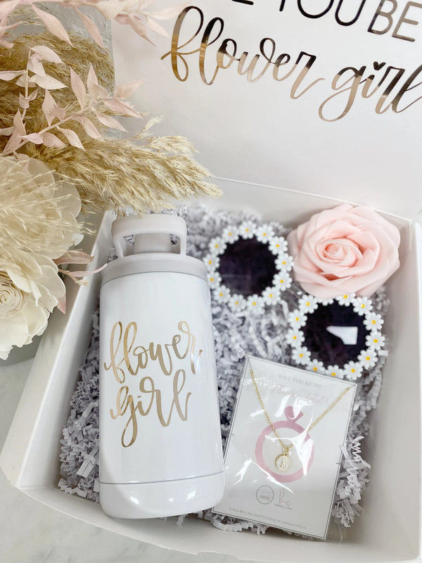 Flower Girl Water Bottle, Will You Be Our Flower Girl Bottle