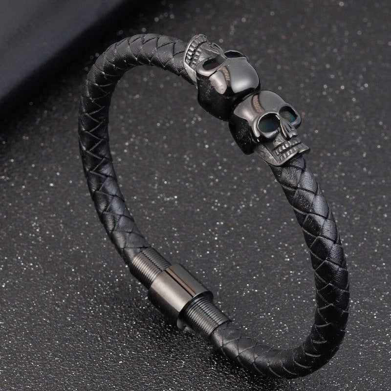 metal skull bracelet