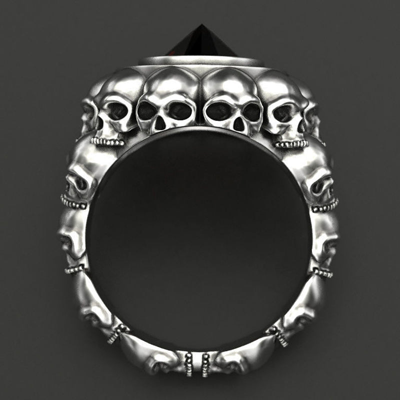 Men's Retro Skull Ring – Deadly Skulls