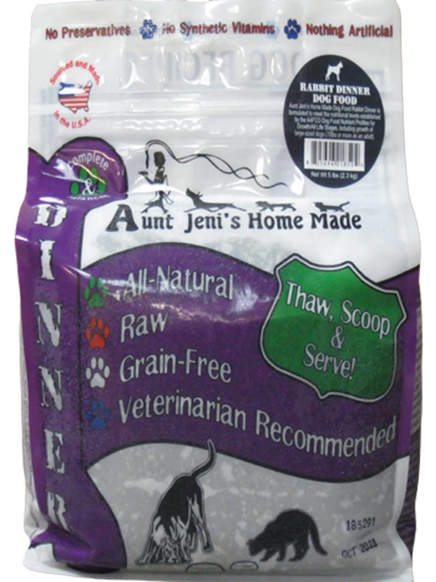 aunt jeni dog food