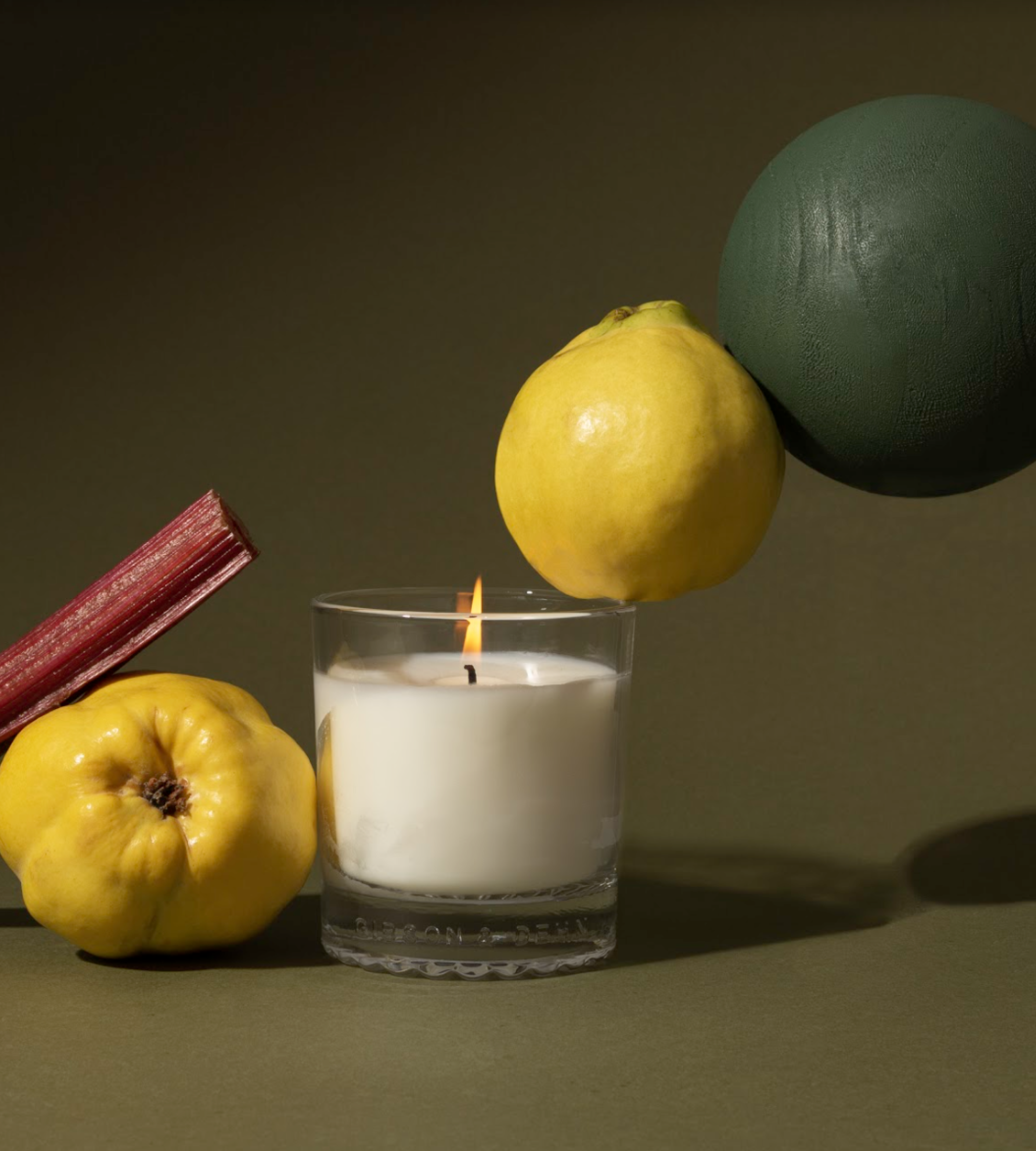 RHUBARB & QUINCE | Single Wick Candle