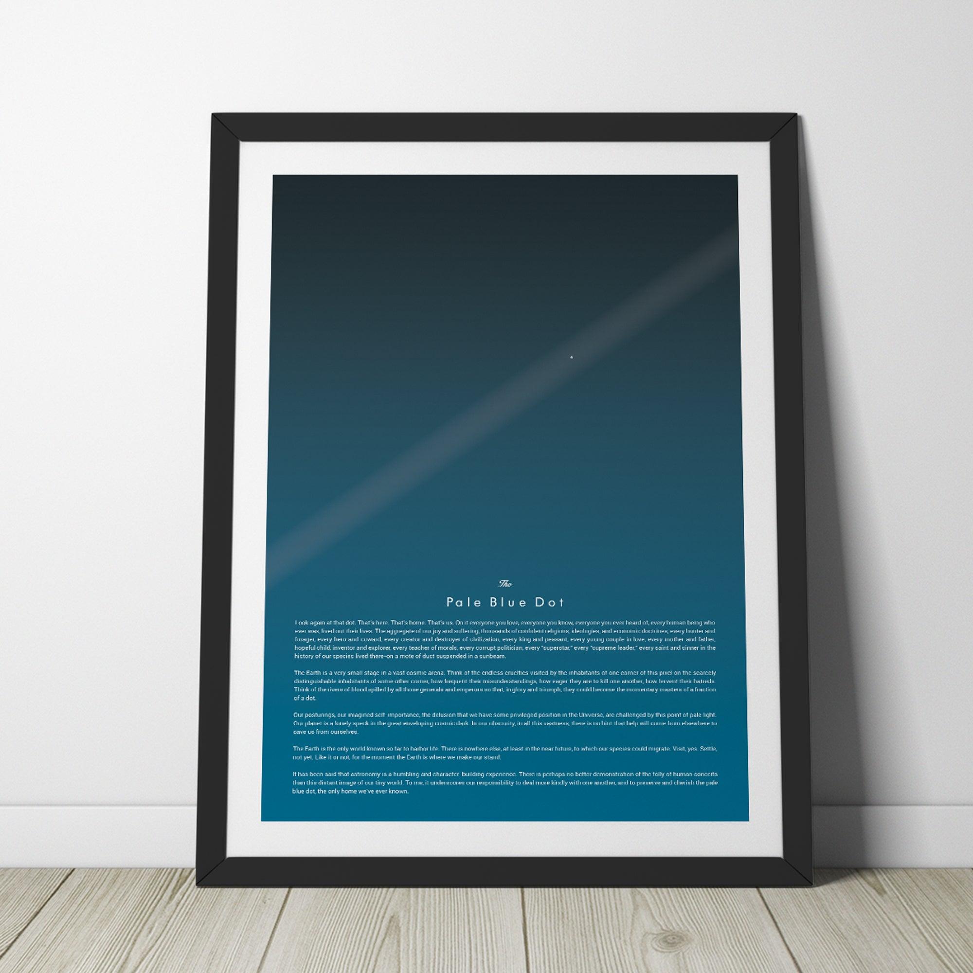 Carl Sagan American Astronomer, Pale Blue Dot - revisited 2020, Cosmos  Posters & Prints Poster for Sale by artColourized