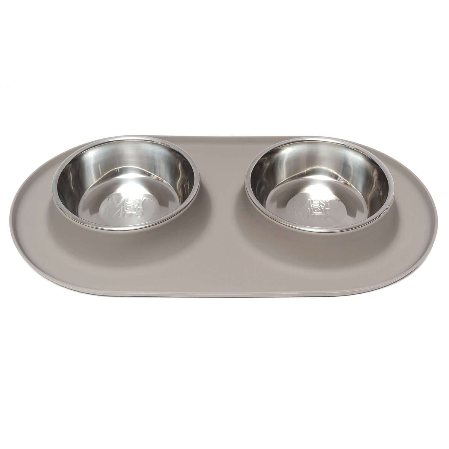 Double Silicone Dog Feeder with Stainless Bowls, Large, 3 Cups Per Bowl-image-5