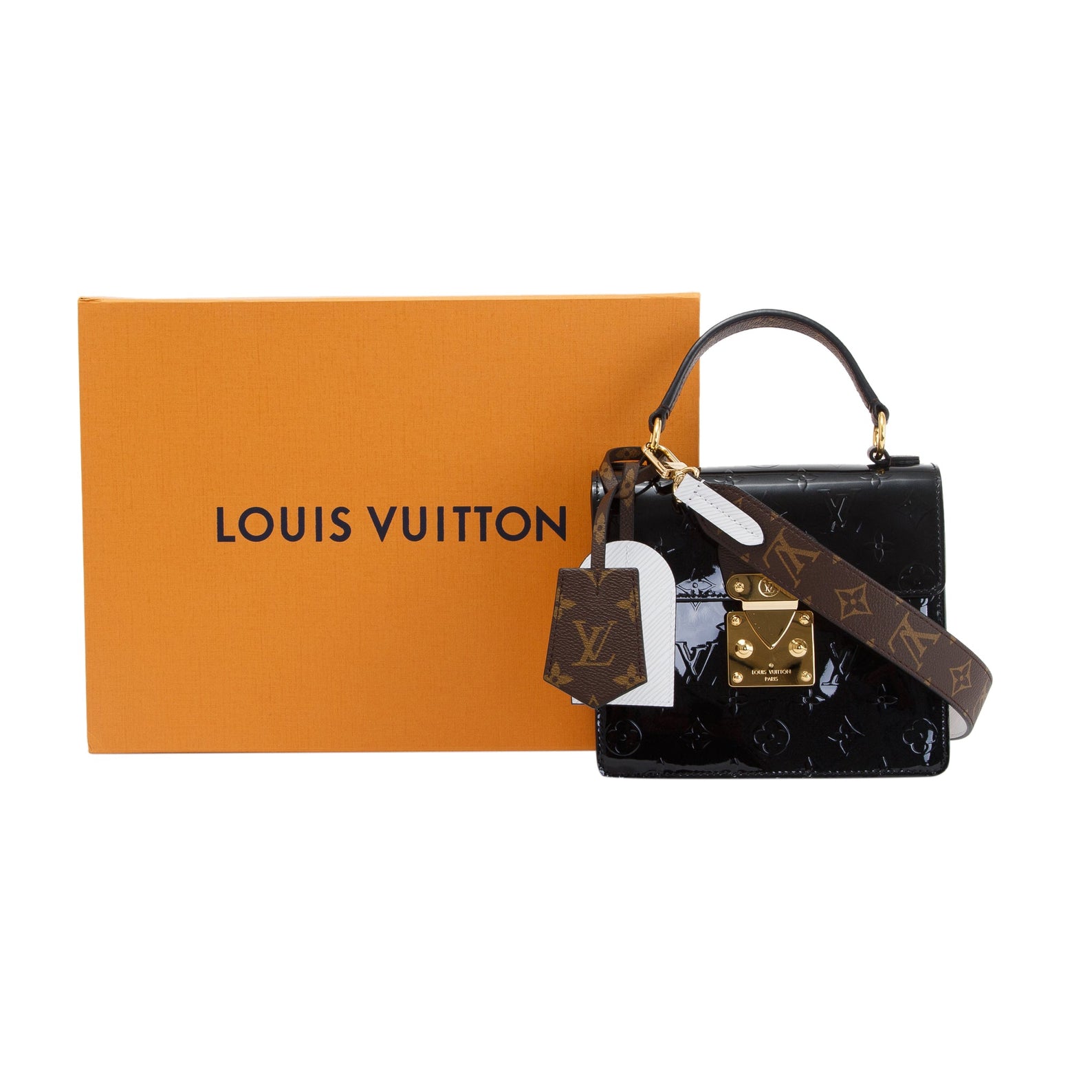 Louis Vuitton Stories Box Damier Ebene Bag  MsAuth