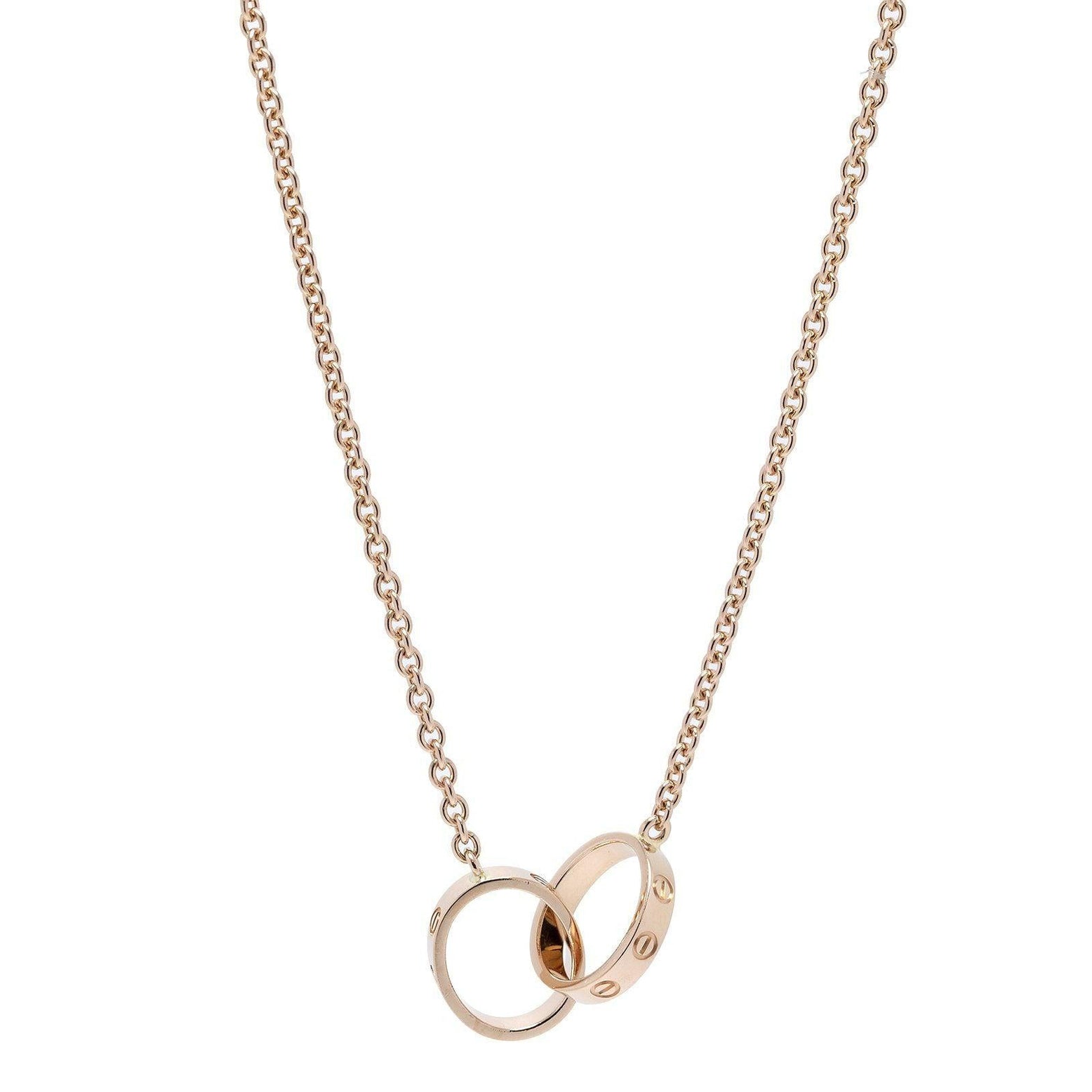 Cartier 18k Rose Gold Love Necklace Oliver Jewellery
