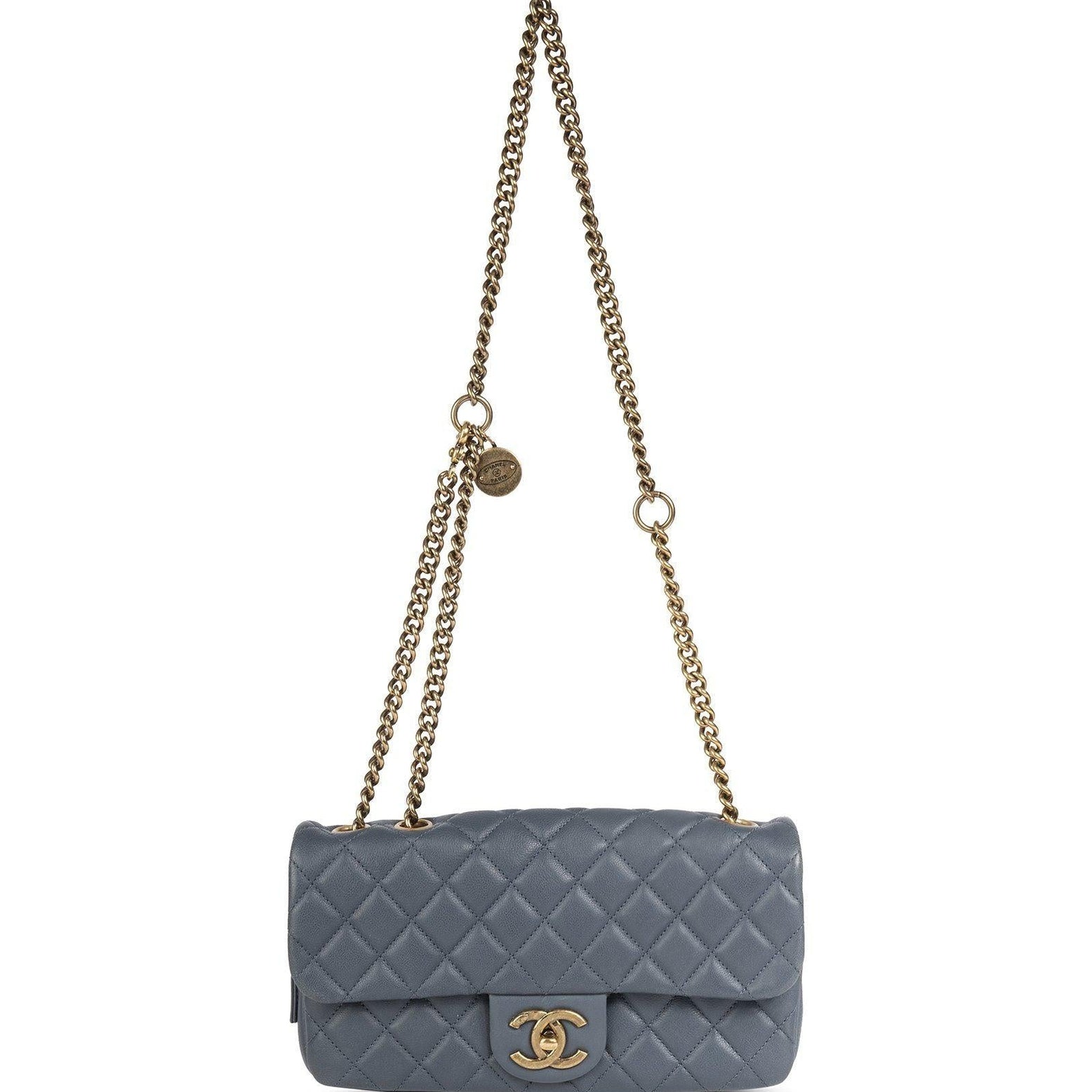 chanel cc crown flap bag