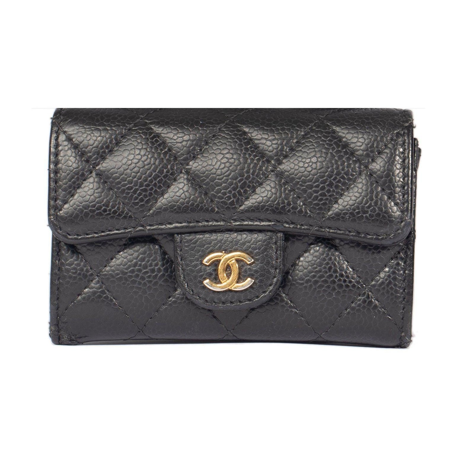 Chanel Caviar Classic Card Holder — Oliver Jewellery