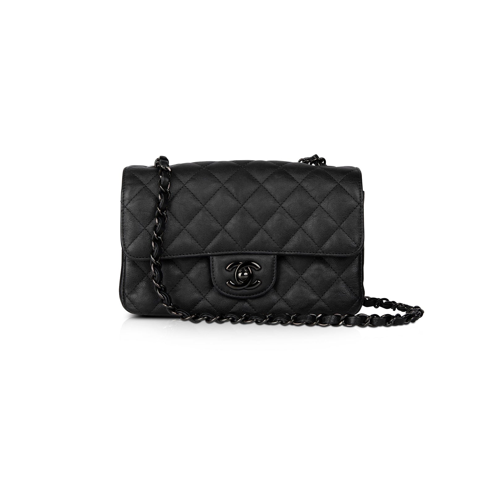 No3496Chanel So Black Classic Flap Bag 25cm  Gallery Luxe