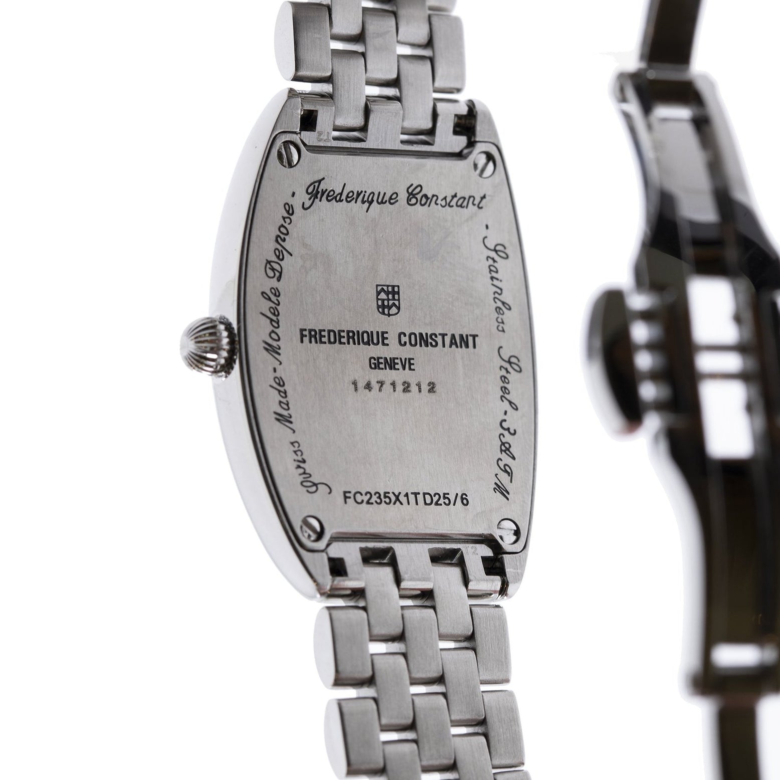 frederique constant art deco diamond watch