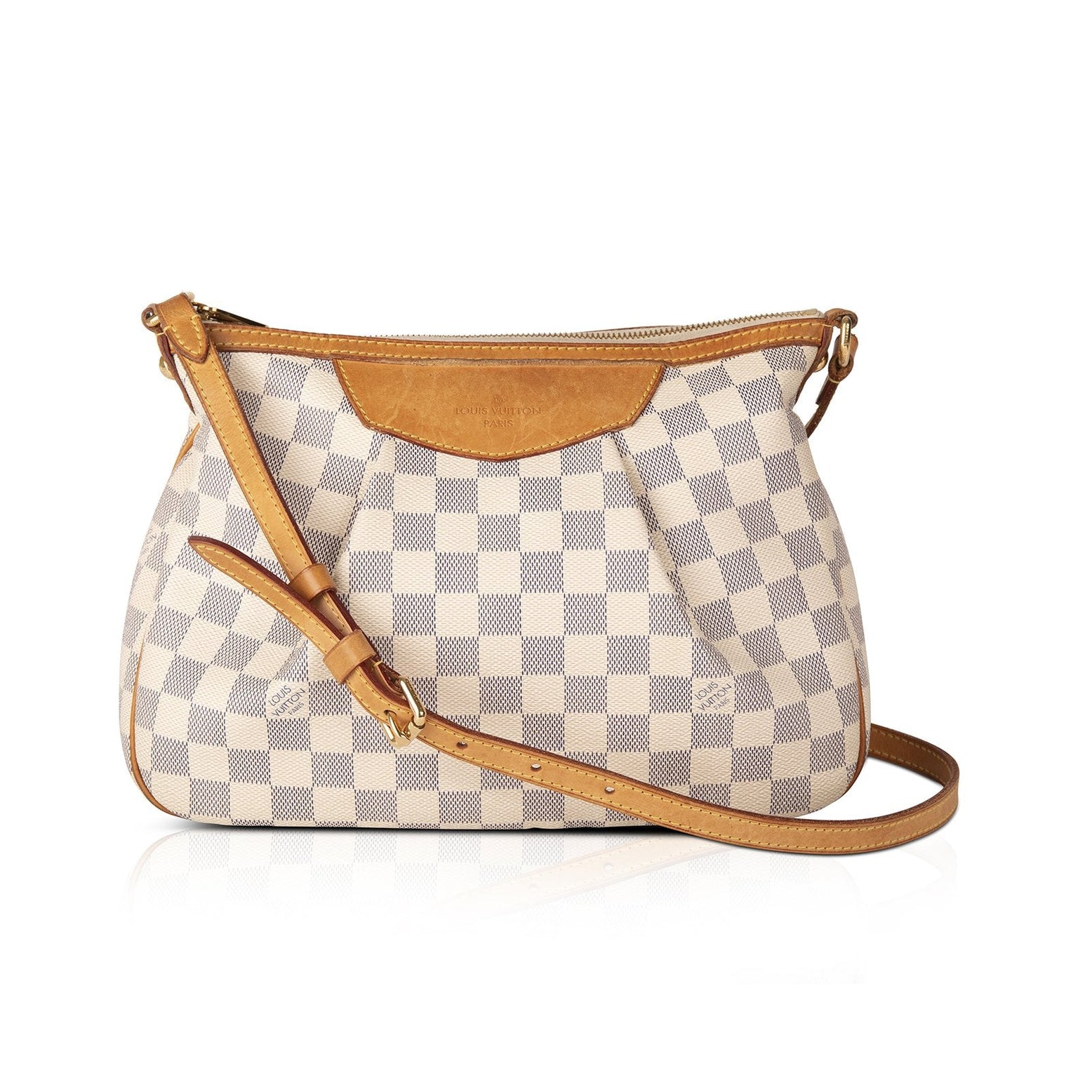 LOUIS VUITTON Damier Azur Siracusa PM N41113 LV Crossbody Bag