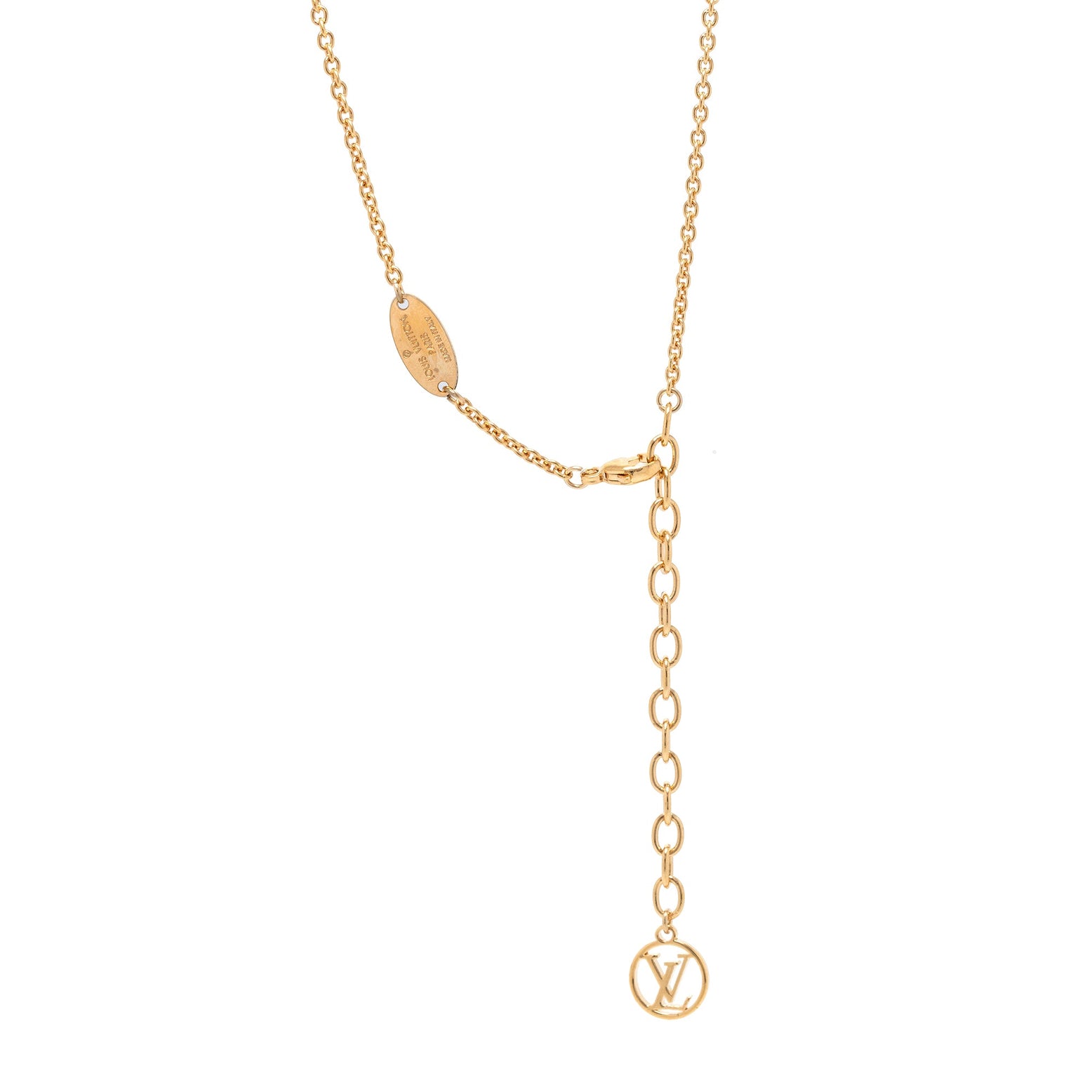 LOUIS VUITTON Flower Full Necklace Gold 375472  FASHIONPHILE