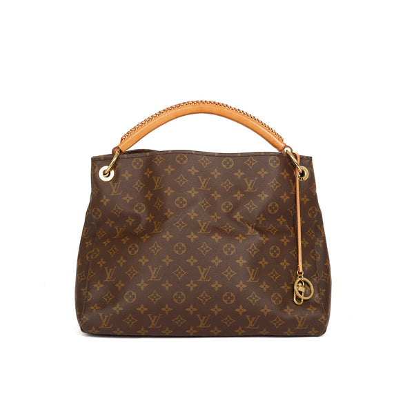 Louis Vuitton Artsy MM Python Handle Brown ref.363059 - Joli Closet