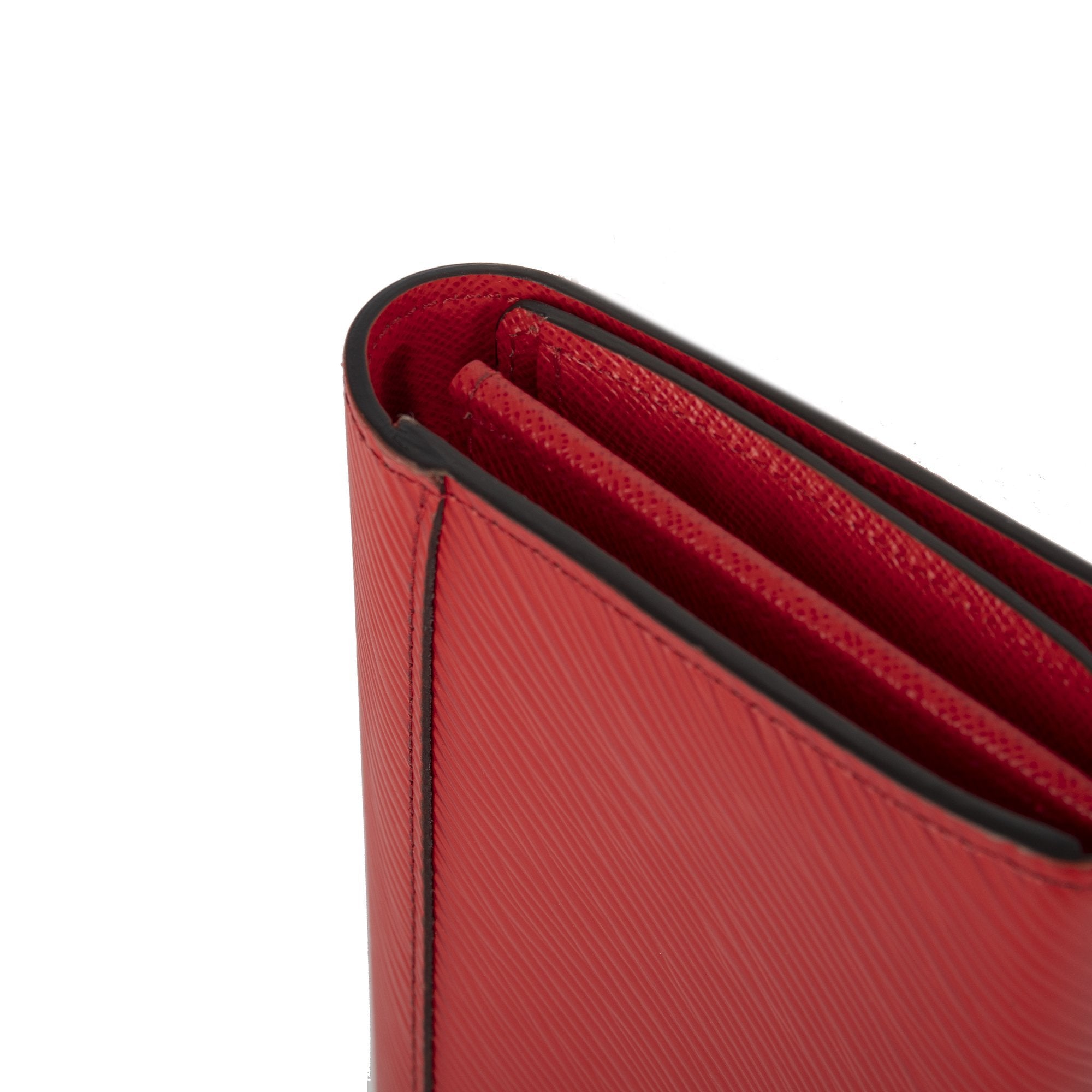 Louis Vuitton Red Epi Twist Wallet — Oliver Jewellery