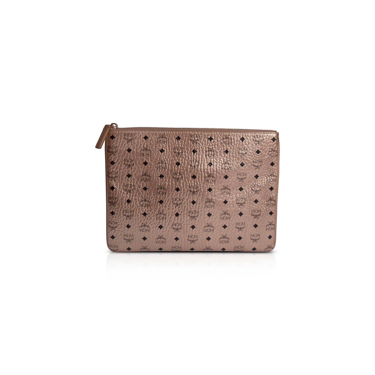 MCM Metallic Visetos Crossbody Pouch Bag — Oliver Jewellery