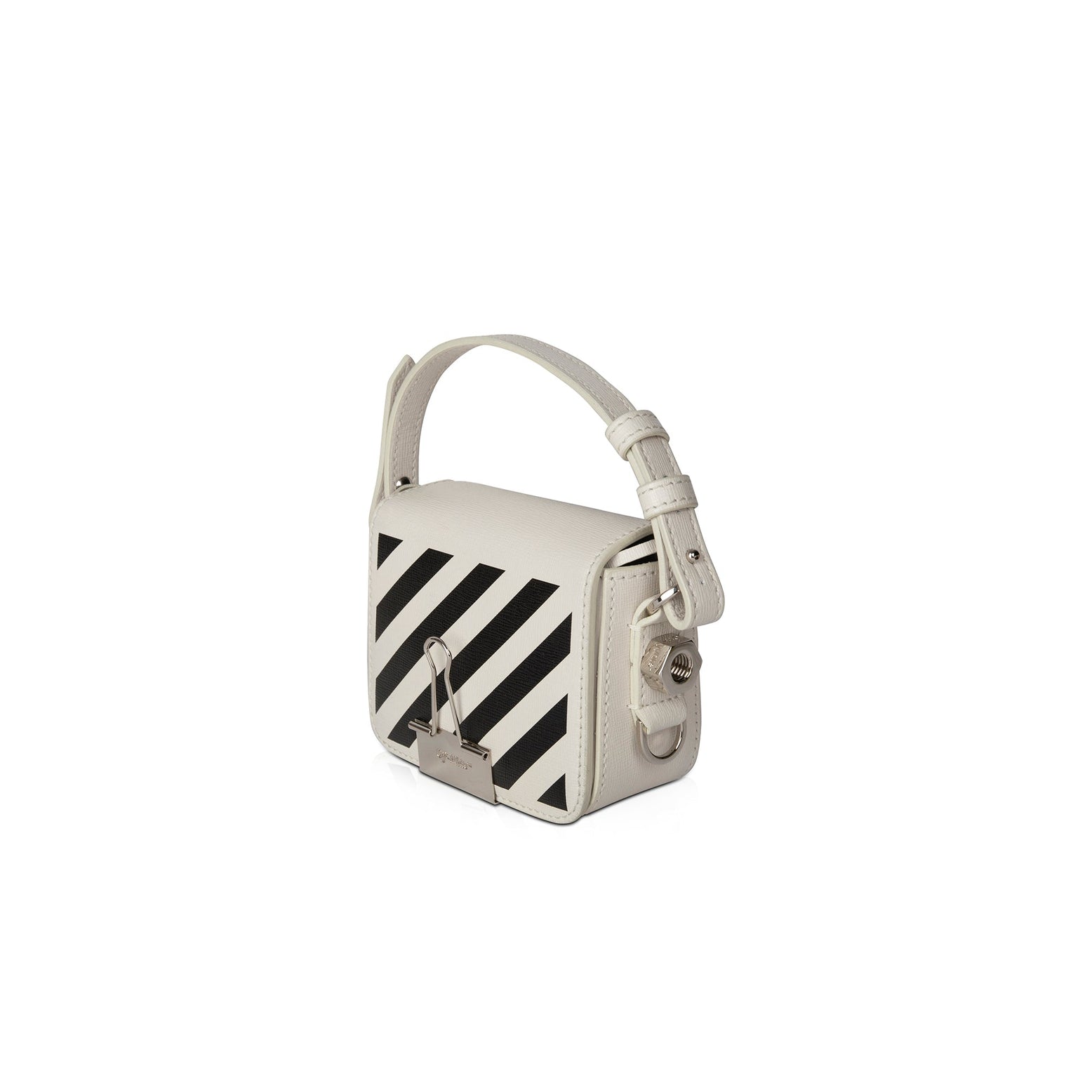 Off-White C/O Virgil Abloh Baby Diag Binder Clip Bag