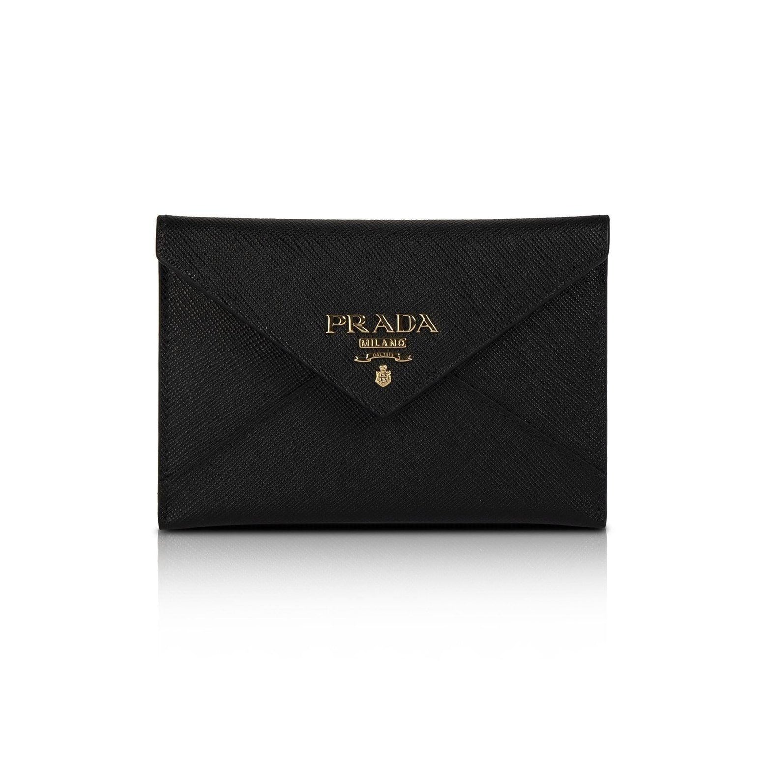 Prada Saffiano Envelope Wallet w/ Box — Oliver Jewellery