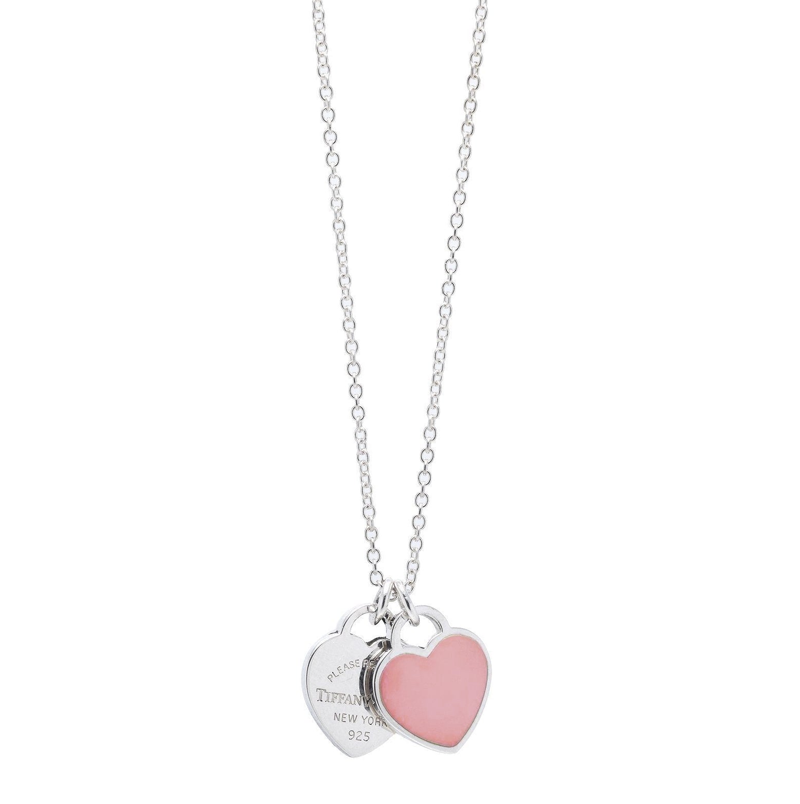 Tiffany & Co. Return to Tiffany Mini Sterling Silver Diamond Heart