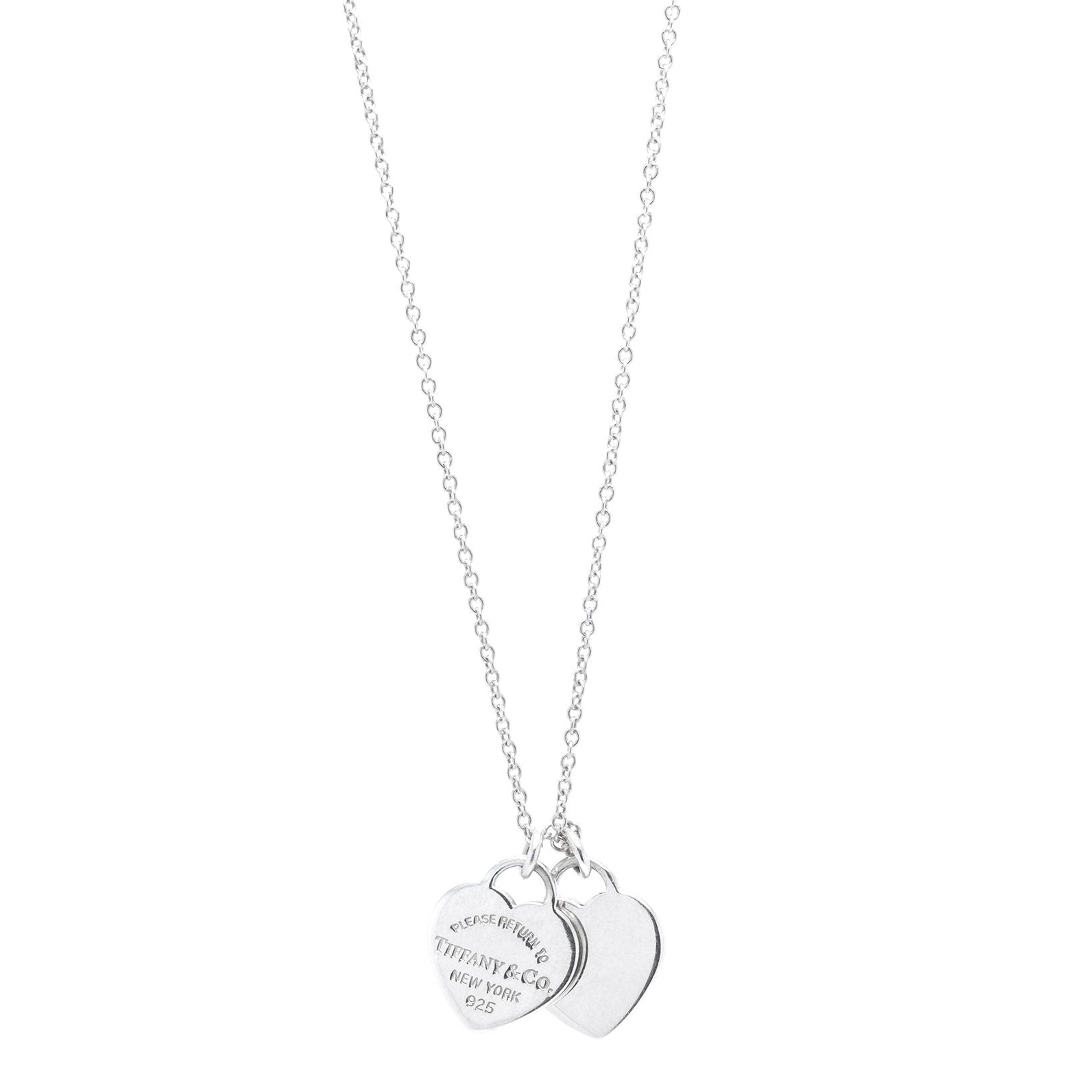 Tiffany & Co. Return to Tiffany Mini Sterling Silver Diamond Heart