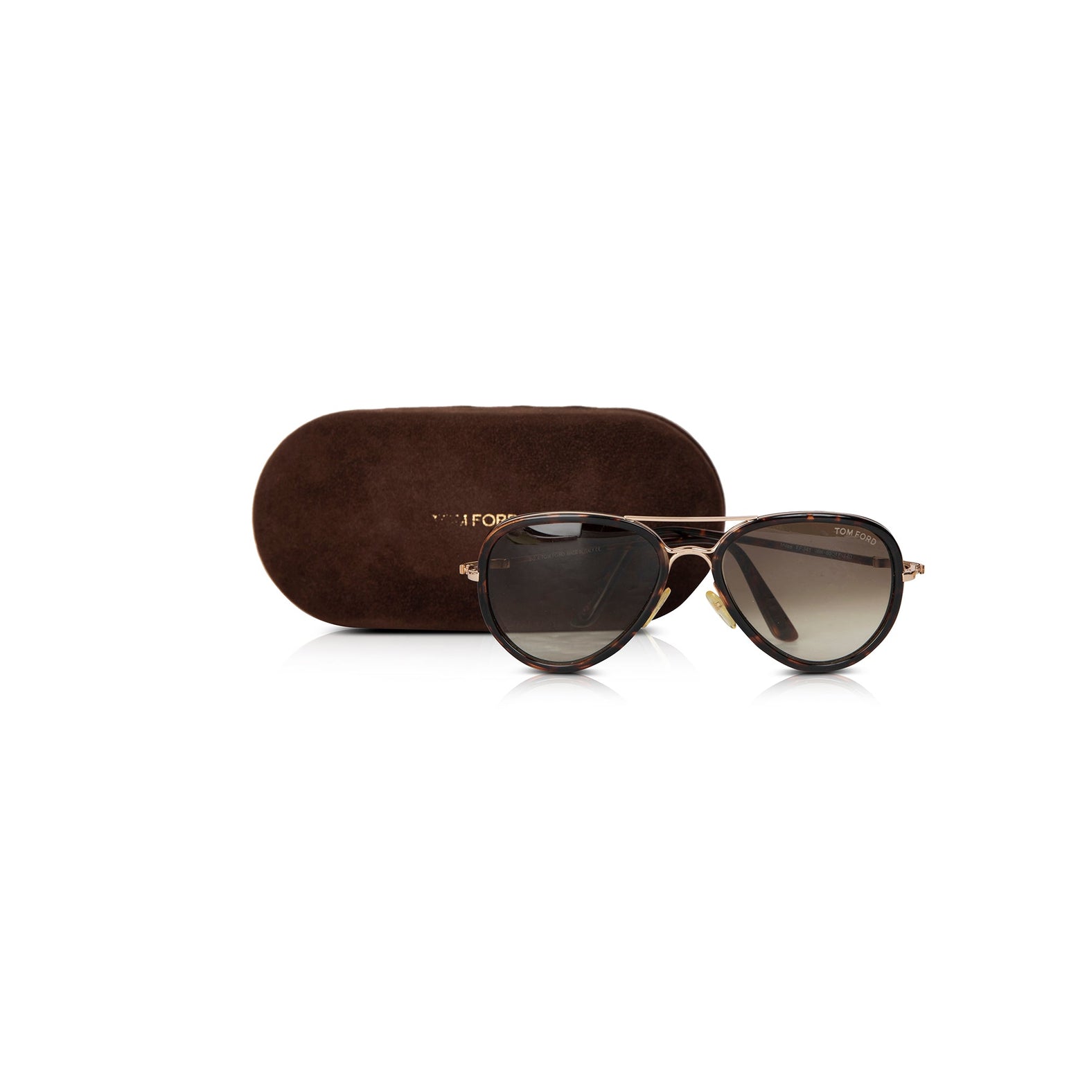 Tom Ford Miles TF341 Aviator Sunglasses w/ Case — Oliver Jewellery