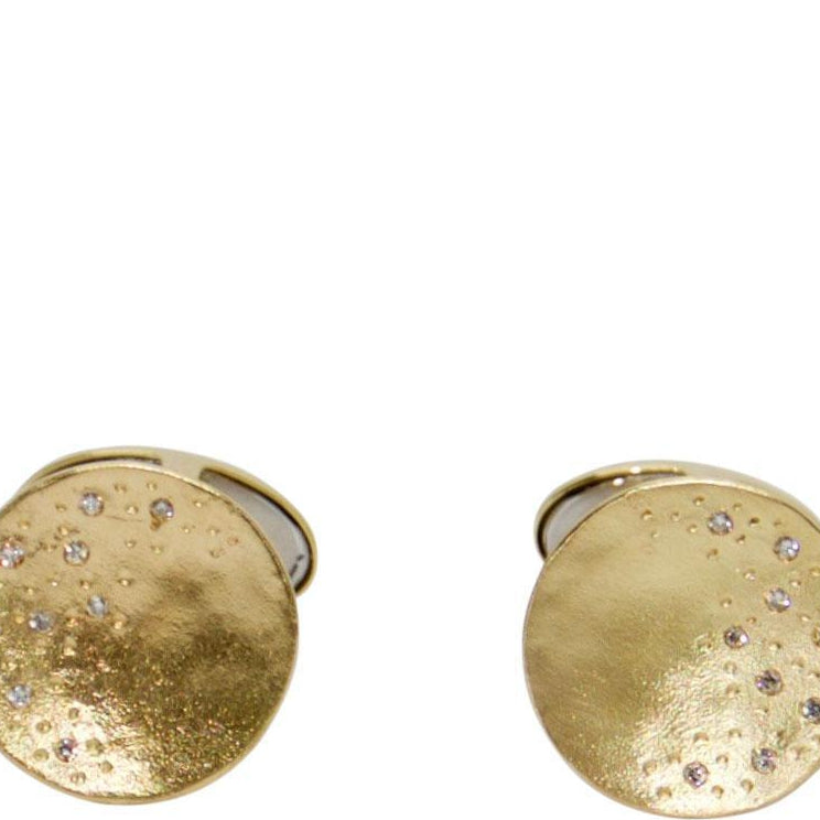 Links Of London Gold Watch Over Me Moon Cufflinks With Diamonds Oliver Jewellery