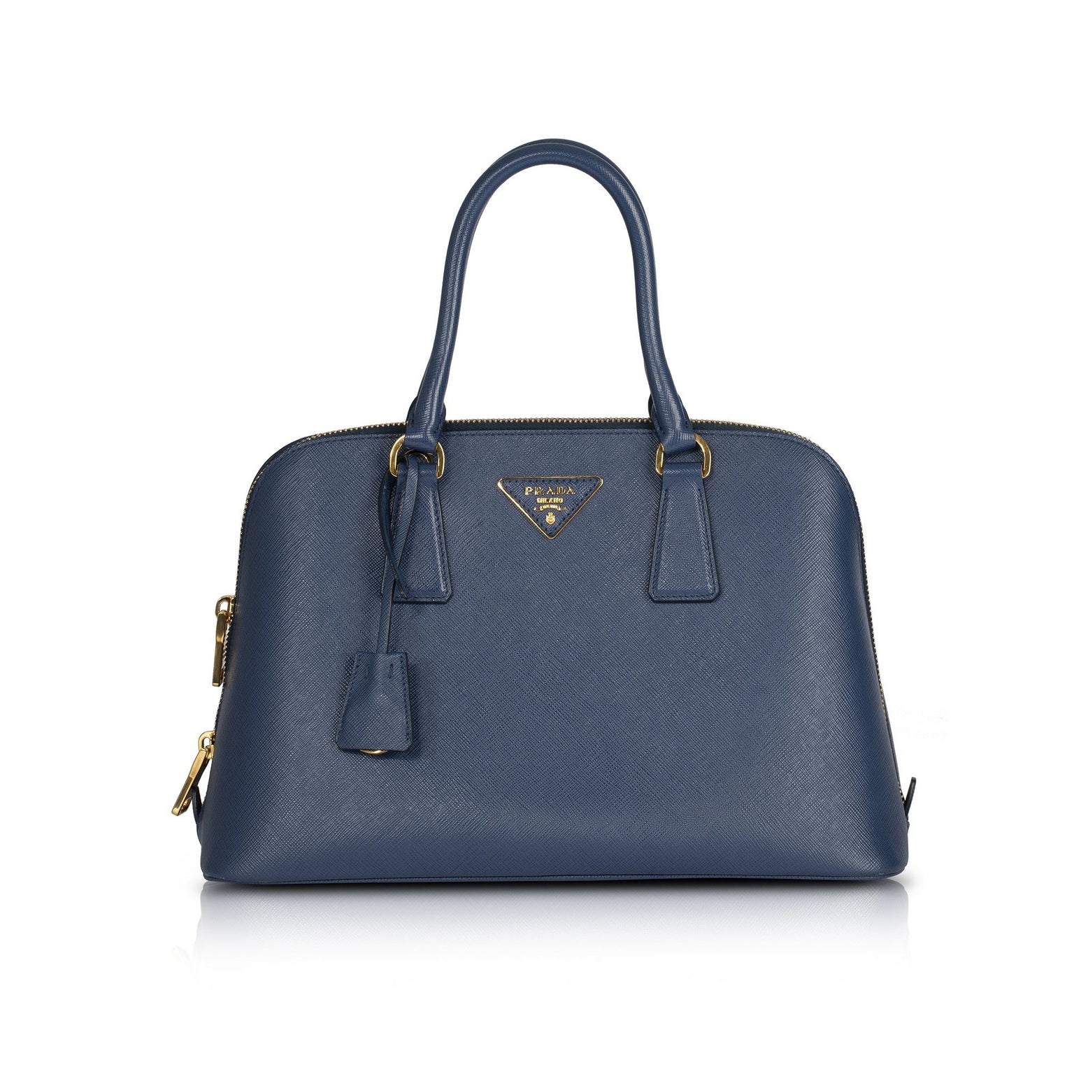 Prada Vintage - Saffiano Leather Lux Promenade Satchel Bag - Blue - Leather  Handbag - Luxury High Quality - Avvenice