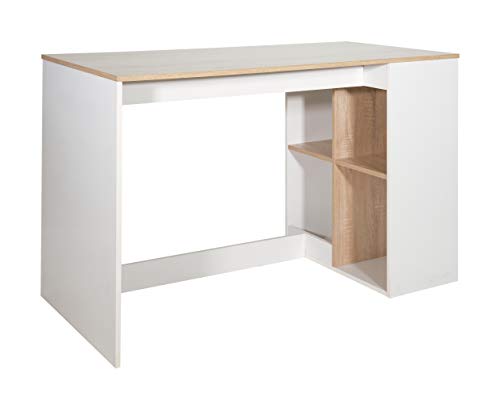 Homy Casa Inc PC Latop Modern Study Table Workstation Home Office Wood ...