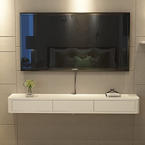 ESGT Wall Mounted Floating TV Stand Media Console Modern Storage Cabin ...