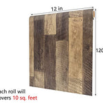Decotalk Wood Wallpaper Wood Peel and Stick Wallpaper Brown Wood Plank ...