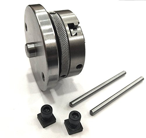 MILLING INDEXING 4"/ 100 ROTARY TABLE QUALITY PRECISION HORIZONTAL VERTICAL WITH SUITABLE M6 CLAMP KIT & SMALL CHUCK (WITH 65 MM 3 JAWS SELF CENTERING CHUCK)
