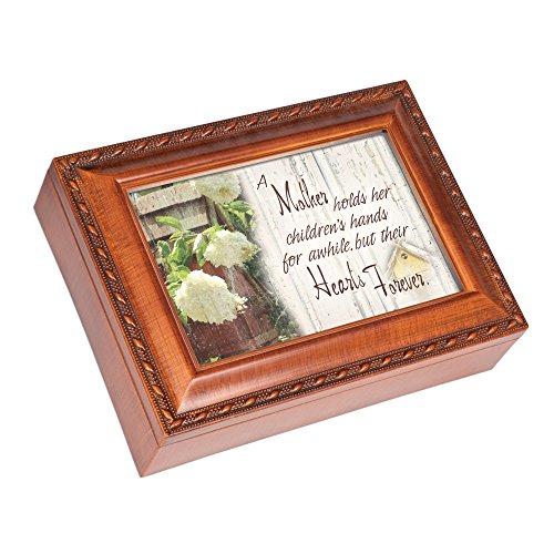 Cottage Garden Mother Woodgrain Traditional Music Box Plays You Light ...