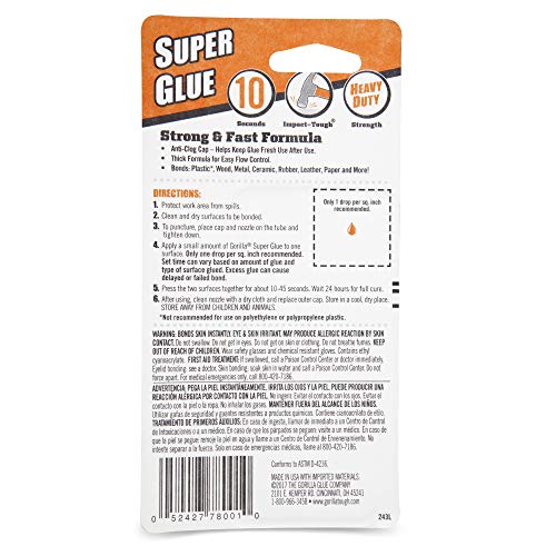 Gorilla Super Glue XL, 25 Gram, 25 Gram, Clear, (Pack of 1) — Wood Insider