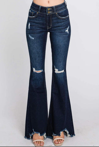 Cute Reagan Bell Bottom Jeans for Women