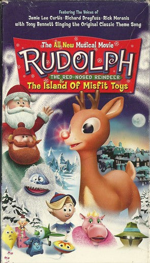 Xmas Rudolph The Red Nose Reindeer 2 The Island Of The Misfit Toys Very Rare 2001 Rankin Bass Xmas Cartoon